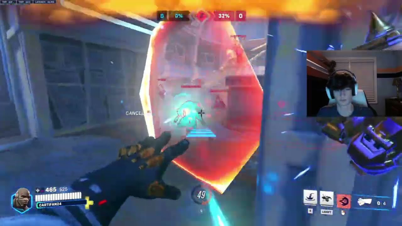 INSANELY CLOSE GAME! CARTIFAN DOOMFIST 44 ELIMS GAMEPLAY - OVERWATCH 2 SEASON 14