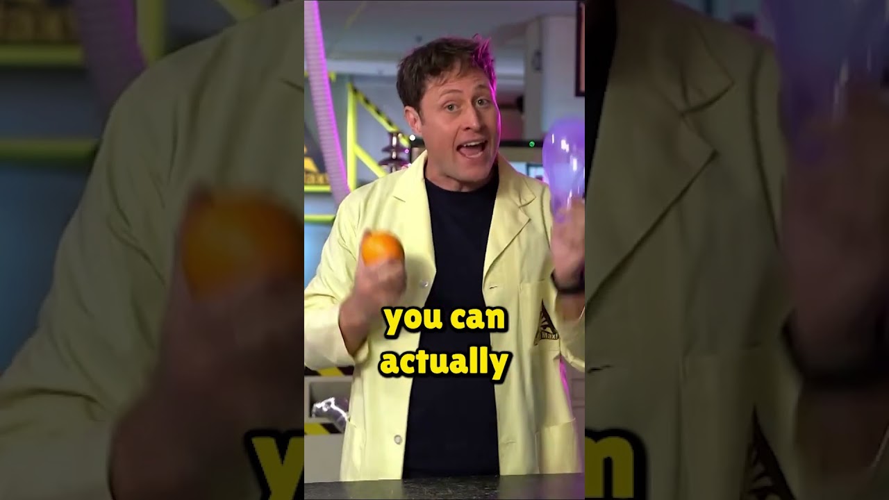 Balloon Explodes with Orange?! Unbelievable Science Trick! 