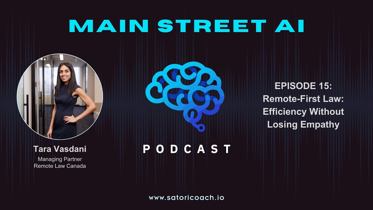 Main Street AI Podcast #15 - Tara Vasdani