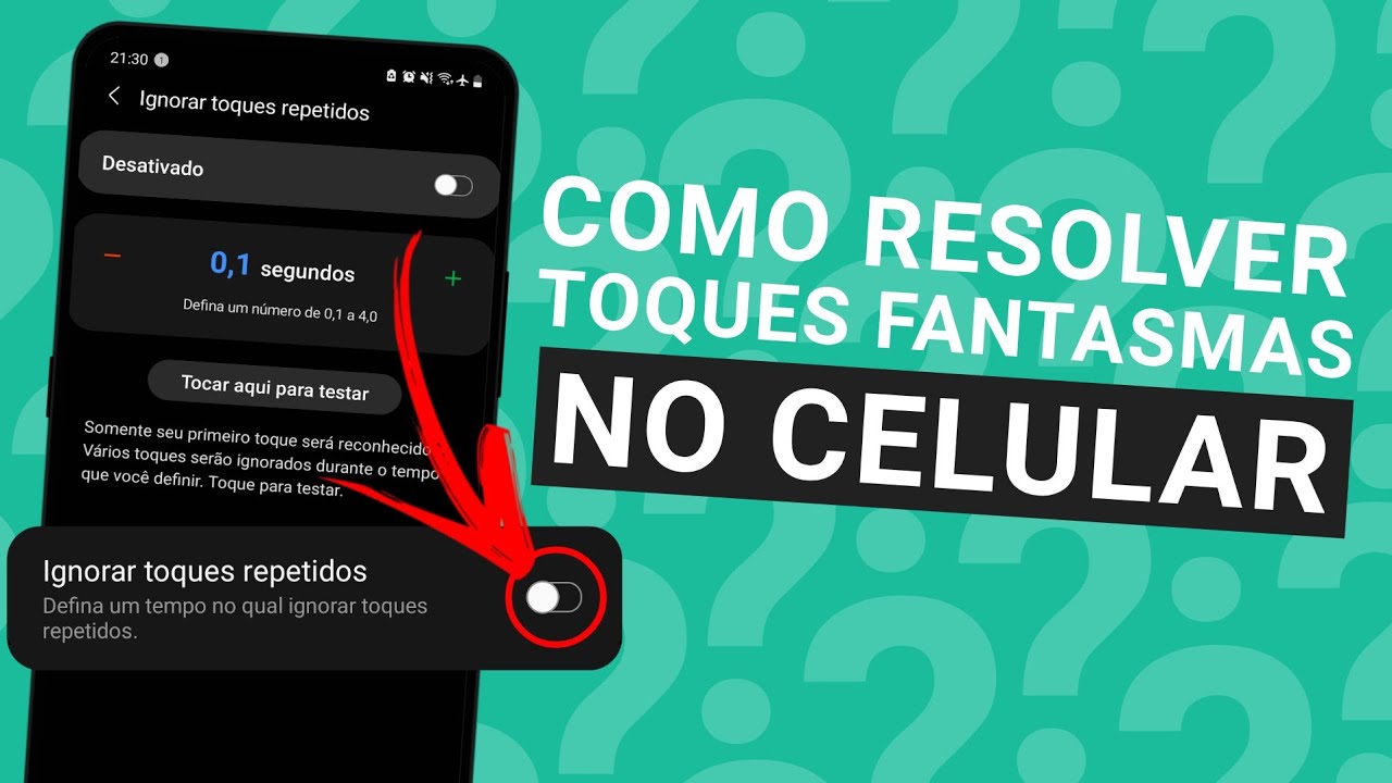 COMO RESOLVER O TOQUE FANTASMA DO CELULAR (GHOST TOUCH)