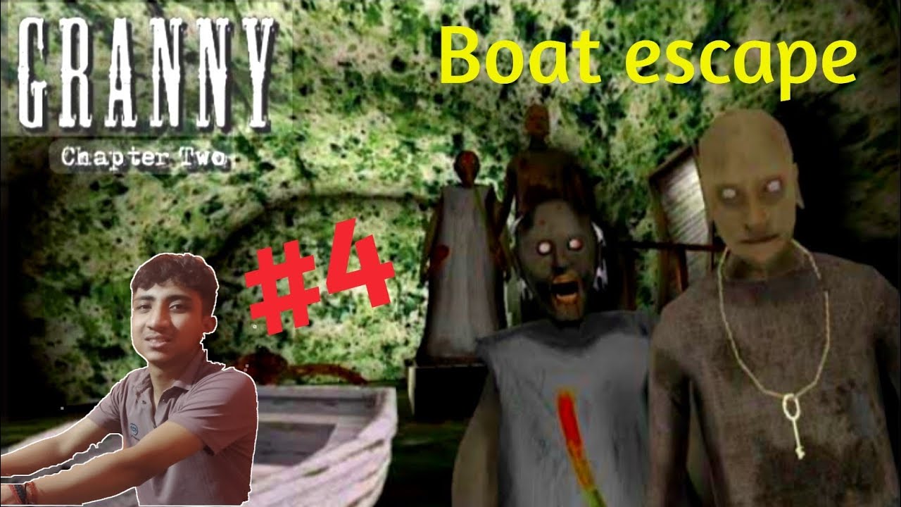 FINALLY BOAT ESCAPE FROM GRANNY AND GRANDPA HOUSE | GRANNY CHAPTER 2 GAMEPLAY #4
