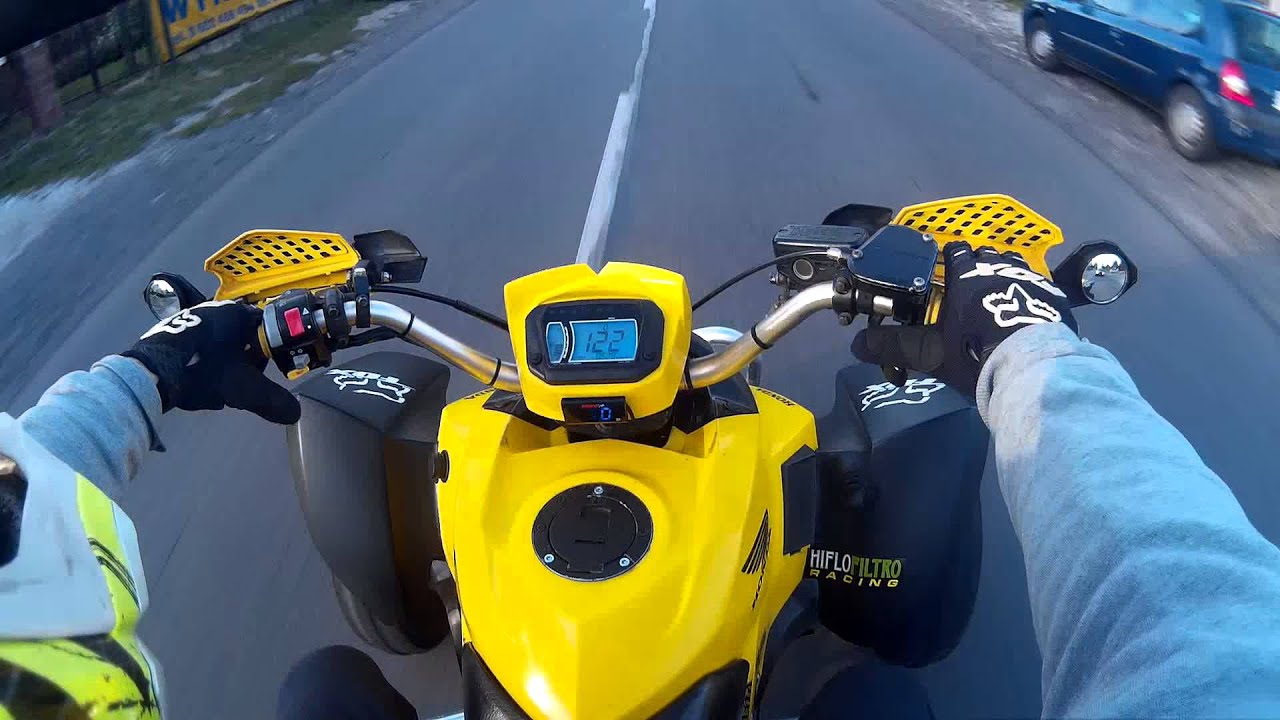 access ,lucky star ,triton 650 cc SWAP er6  pierwsze testy drogowe ;)