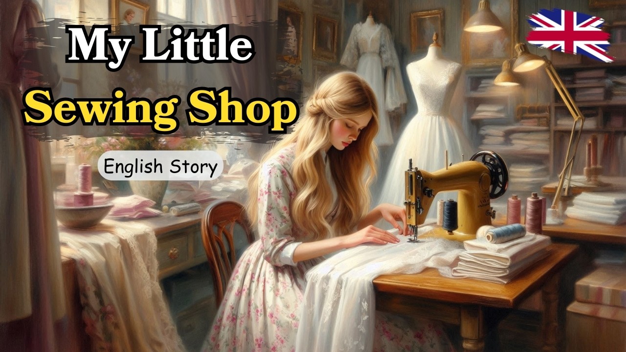 British English Listening Practice | Inside My Little Sewing Shop