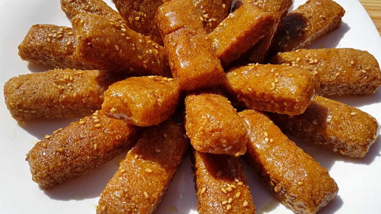 جديد شباكية السميد كالتي تباع رووعة تذوب في الفم تحضر في 15 دقيقة