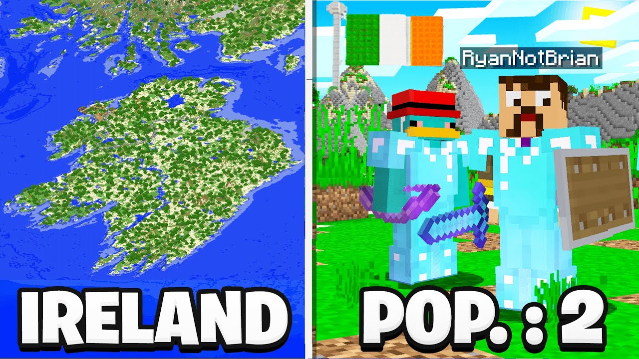 Minecraft War, But Nationality Decides Where You Spawn..