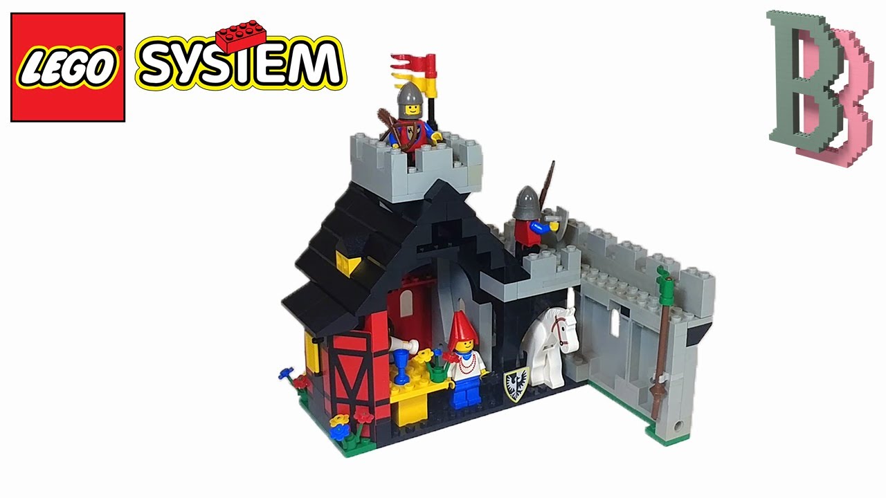 LEGO Castle Lion Knights 6067 Guarded Inn - Review 1986