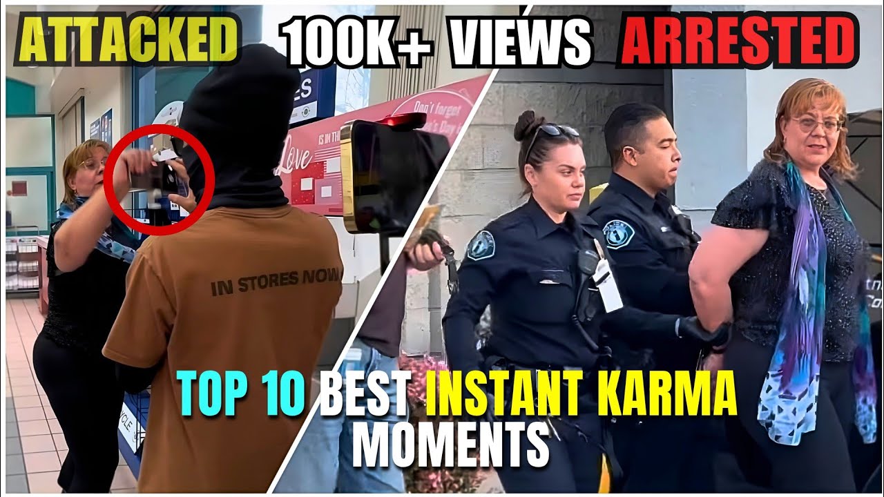 TOP 10 Best INSTANT KARMA Moments | Instant Karma Compilation | First Amendment Auditing