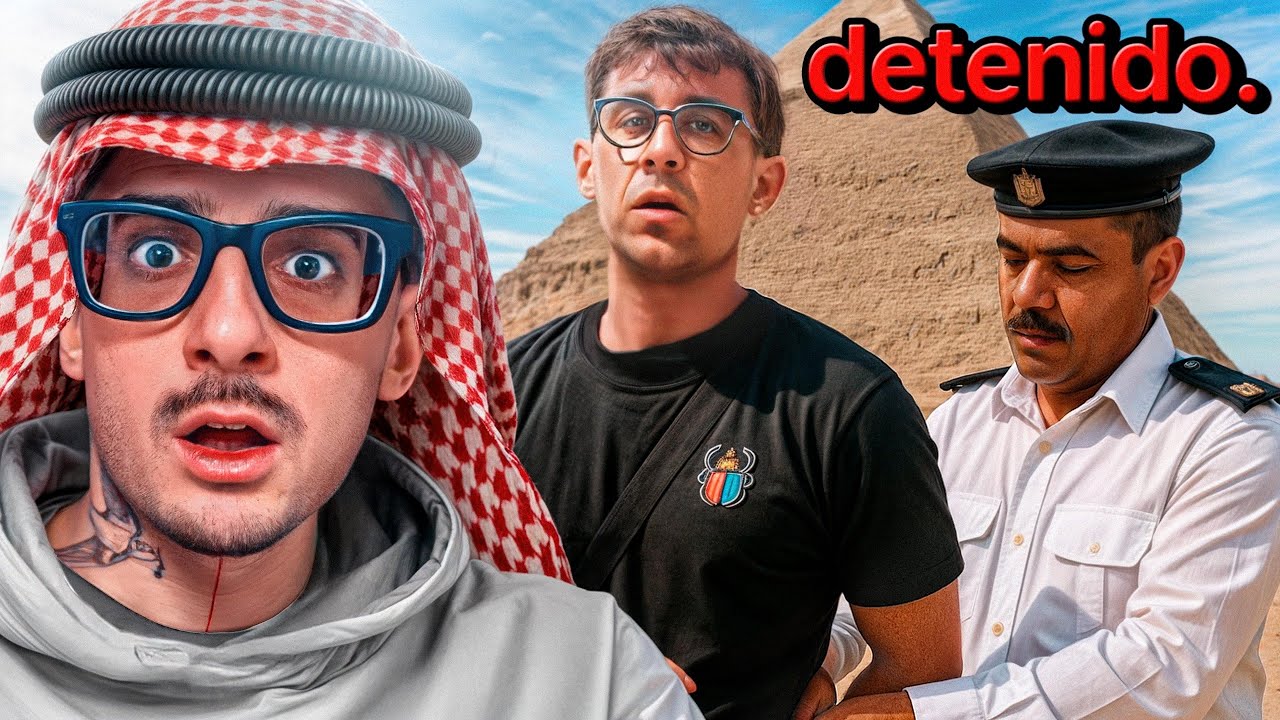 DETIENEN a este youtuber en Egipto por ir a las PIR&Aacute;MIDES a hacer esto...