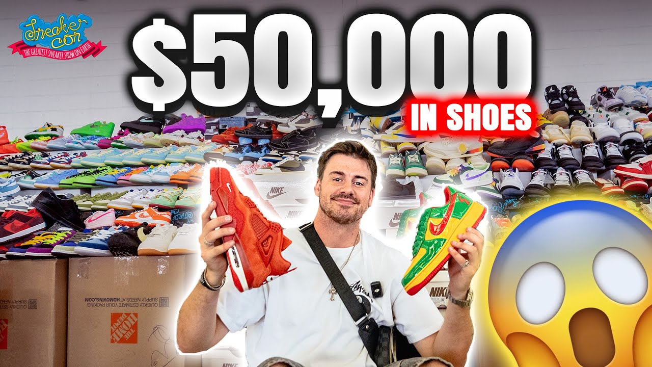 ПРОДАЮ ОБУВЬ ЗА 50 000 ДОЛЛАРОВ НА ВЫСТАВКЕ SNEAKER CON В ДАЛЛАСЕ!!!