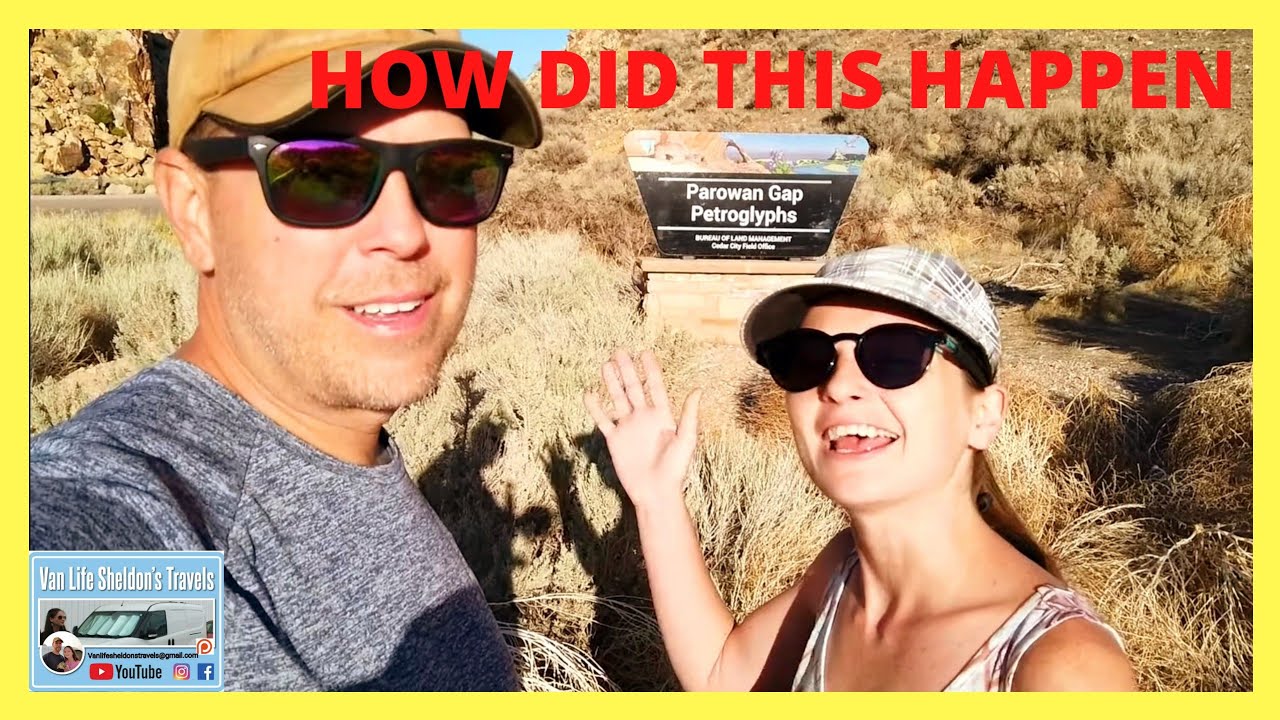 HOW DID THIS GET HERE? NATIVE AMERICAN PARKWAN GAP PETROGLYPHS AND FREE CAMPING REAL VANLIFE TRAVEL