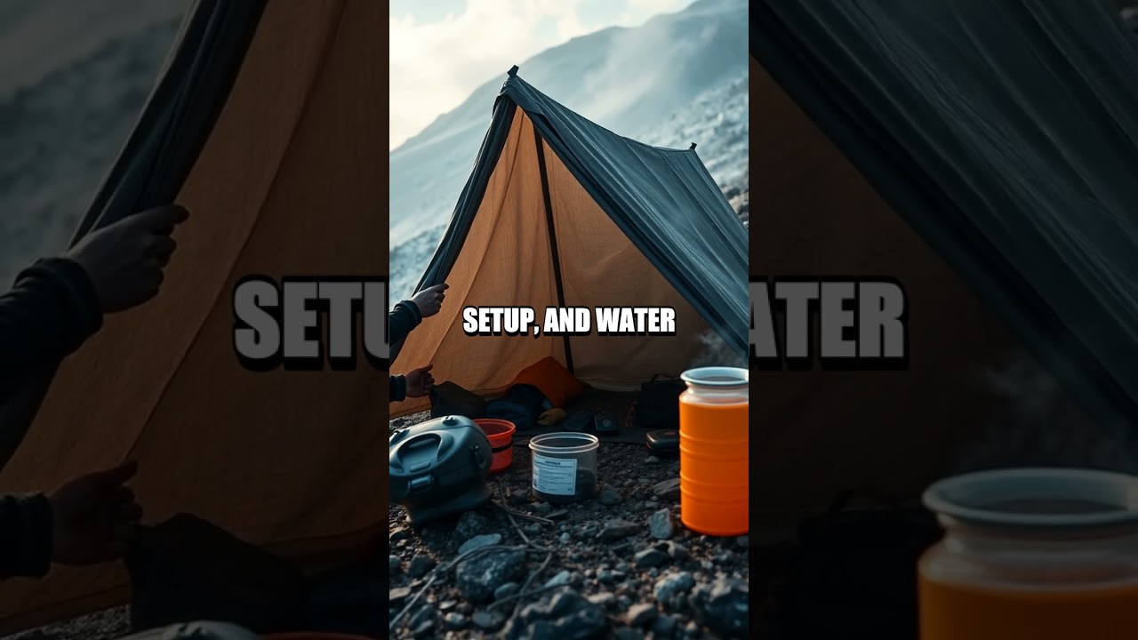 Shelter Ember and Resolve Real World Alpine Survival Live