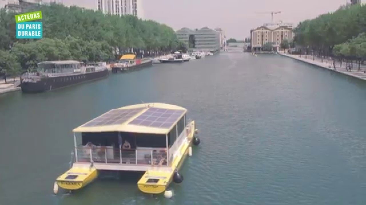 Un catamaran électro-solaire à Paris