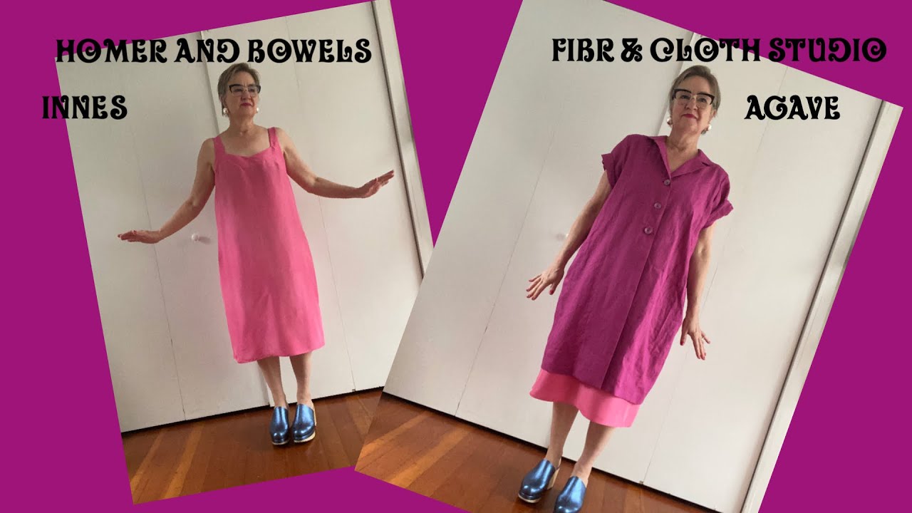 Dress pattern reviews: Fibr & cloth "Agave" and the Homer & Howells "Innes"