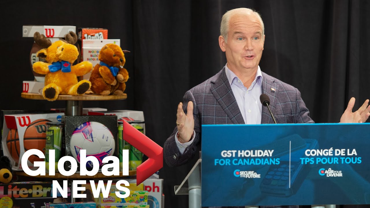 Canada election: Conservatives pitching to pause GST during month of December