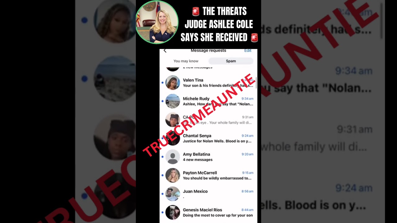 🚨 THE THREATS JUDGE ASHLEE COLE SAYS SHE RECEIVED 🚨