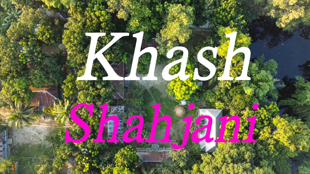 Khash Shahjani the village surrounding with Jamuna River & Dhaleshwari River  | 4K UHD | Drone view