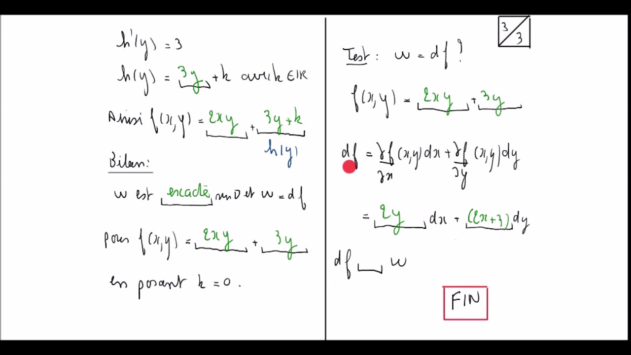 CM1 Intégrales curvilignes