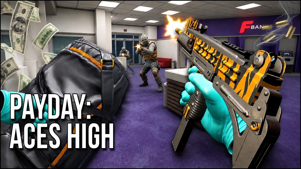 PAYDAY: Aces High | A Preview Of The Greatest VR Heist You'll Ever See