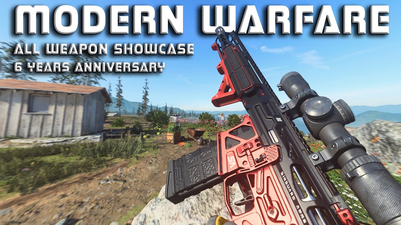 CALL OF DUTY: MODERN WARFARE 2019 : ALL WEAPONS SHOWCASE | 6th Anniversary Edition [4K Ultra HD]