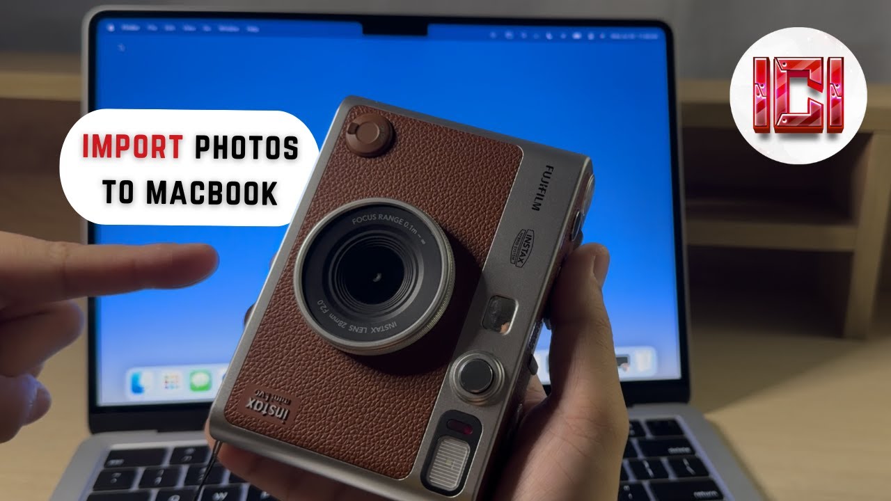 How to import photos from Fujifilm Instax Mini Evo to MacBook