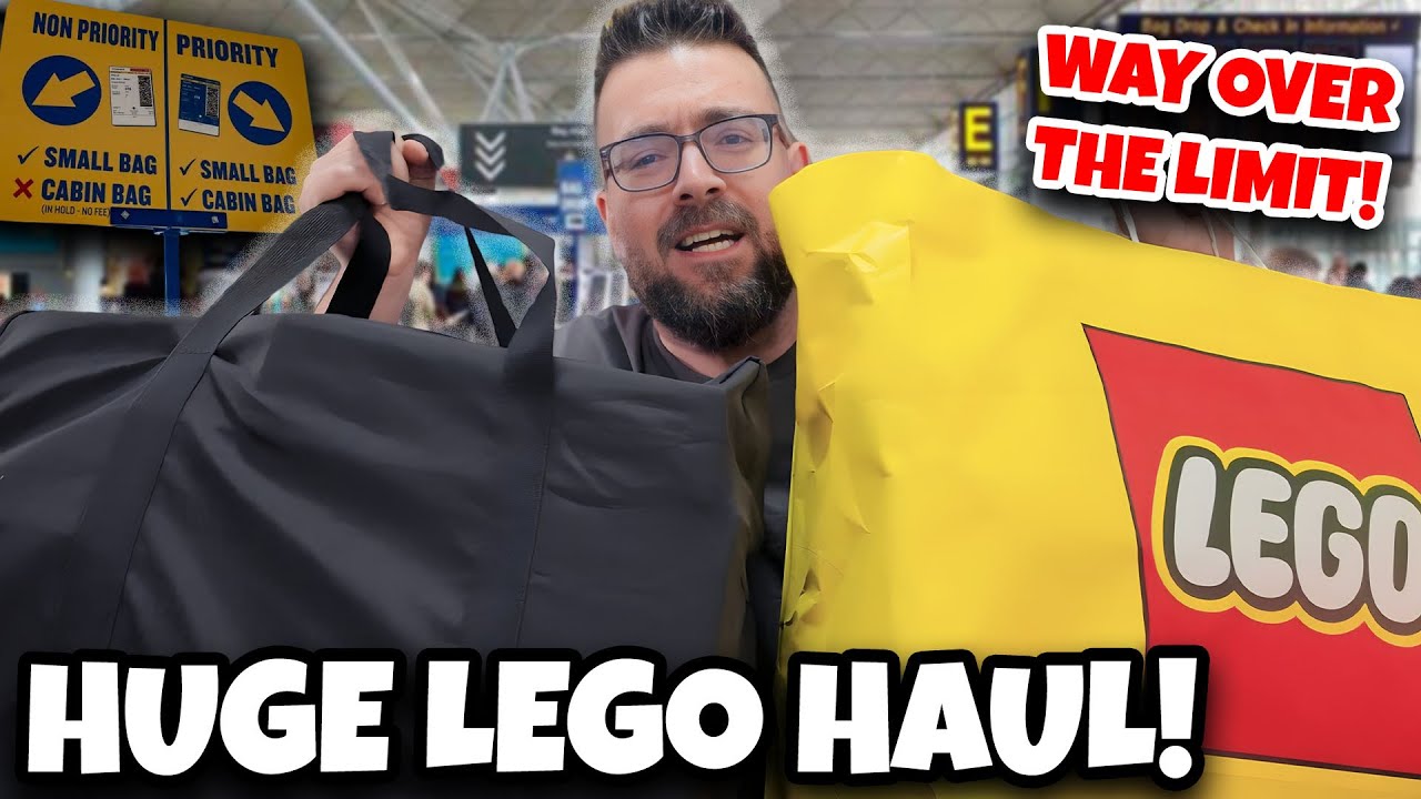 Huge LEGO House Haul &ndash; How I Got It All Home!