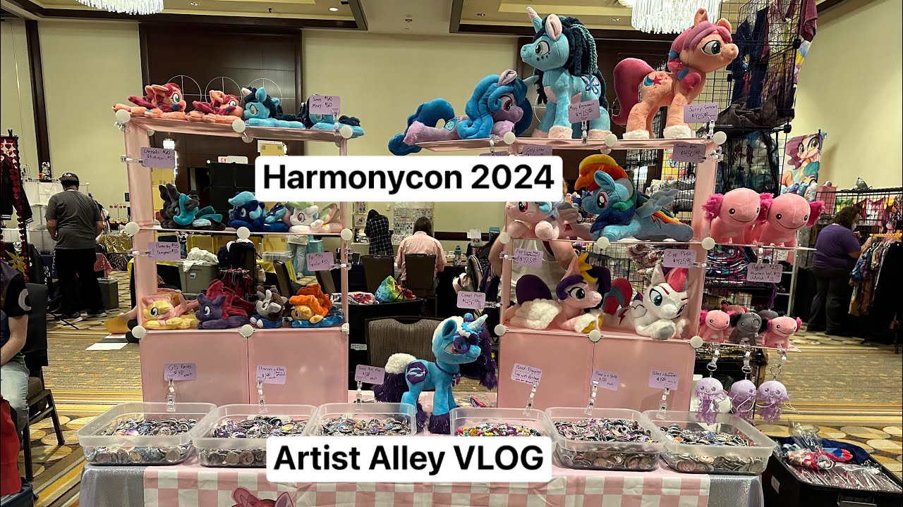 Harmonycon 2024 Artist Alley Convention VLOG
