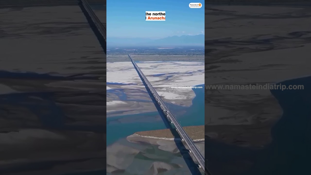 Bhupen Hazarika Setu: India's longest bridge  #travelgoals