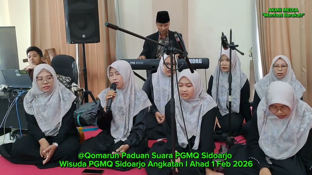 @Qomarun Rosulalloh Paduan Suara PGMQ Wisuda PGMQ Sidoarjo Angkatan I Ahad 1 Feb 2026