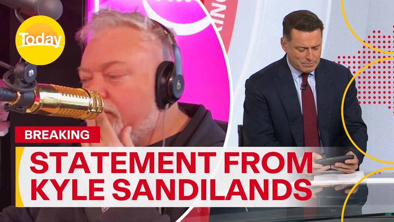 Karl receives statement from Kyle Sandilands on contract termination | Today Show Australia