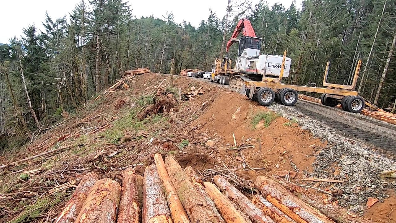 Logging Coast Range Oregon 2024. part 1