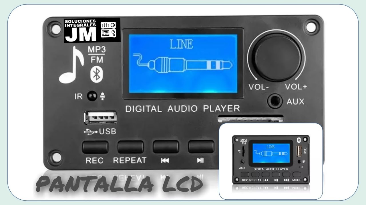 NUEVO RECEPTOR PANTALLA LCD, EL MEJOR DE TODOS LOS MÓDULOS CON SELECCIÓN DE CARPETA (PRUEBA)