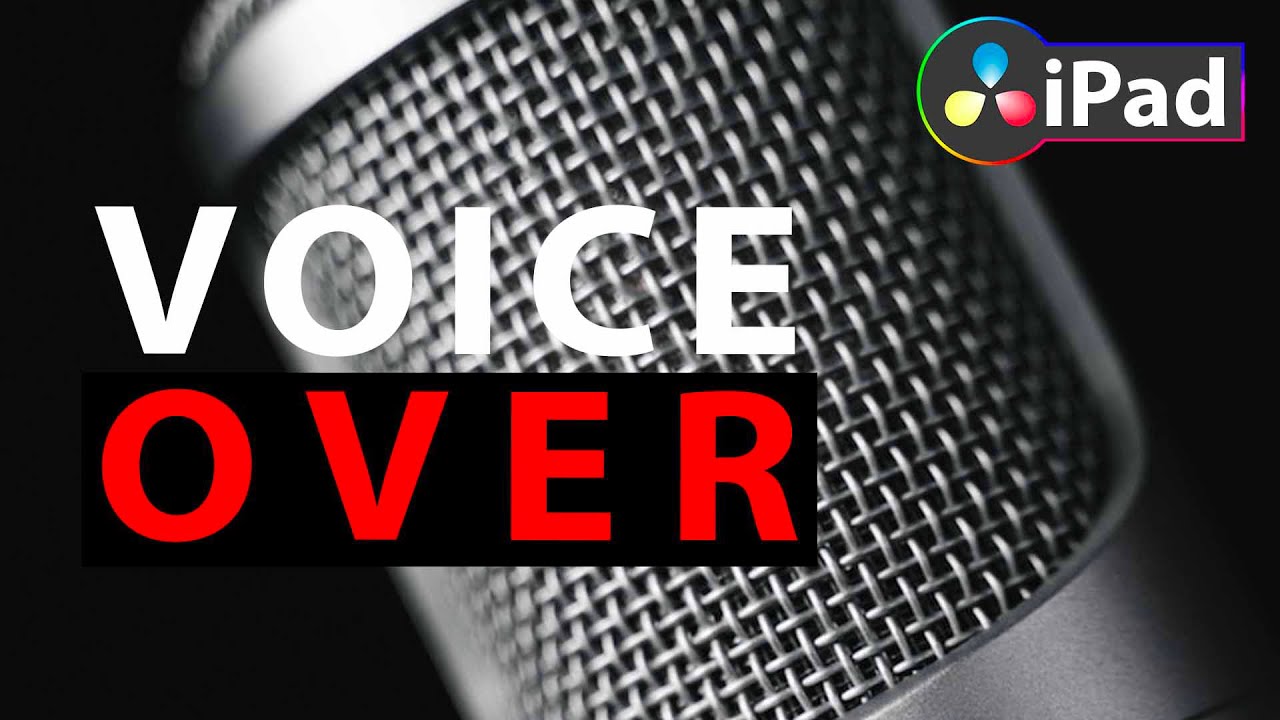 How To Do a VoiceOver 🎙️ DaVinci Resolve iPad