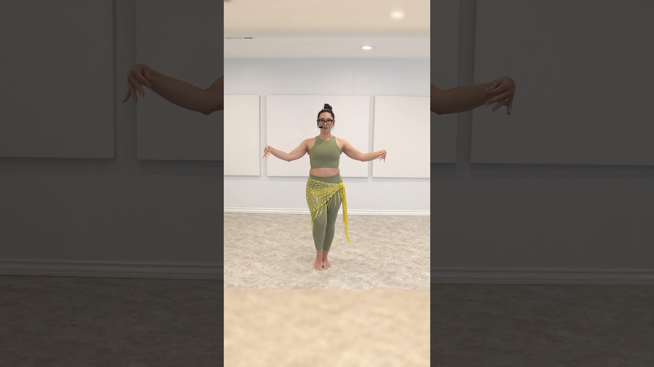 Step Tap Shoulder Shimmy | #bellydance #bellydancetutorial #bellydanceclass
