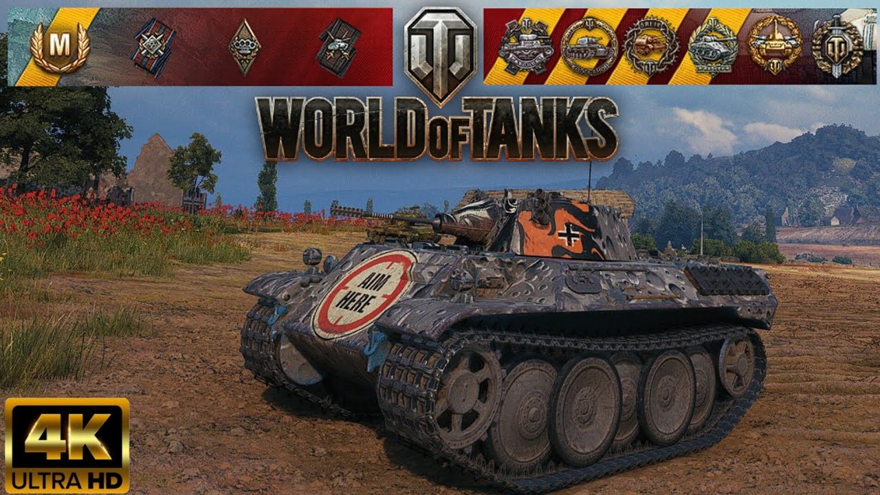 VK 16.02 Leopard - Fisherman's Bay map - 9 kills - 3,1k damage Kolobanov World of Tanks replay 4K