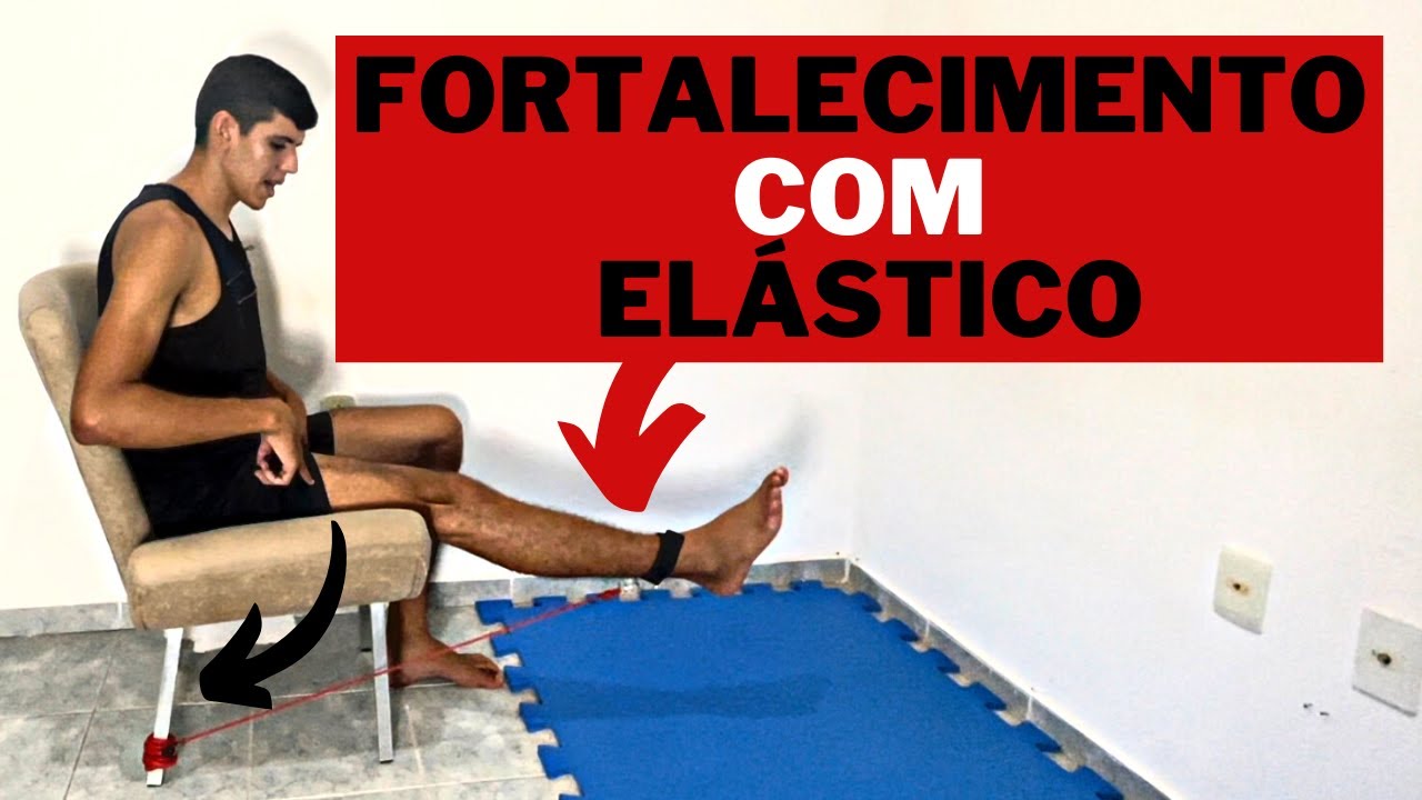 EXERCÍCIOS DE FORTALECIMENTO DO JOELHO COM ELÁSTICO