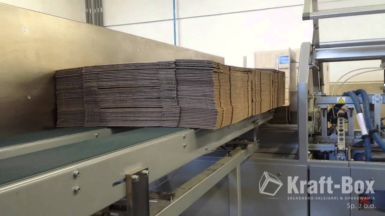 TF70 tape loader tasmowy podajnik kartonow | Kraft-Box - Kowalew - Składarko Sklejarki & Opakowania