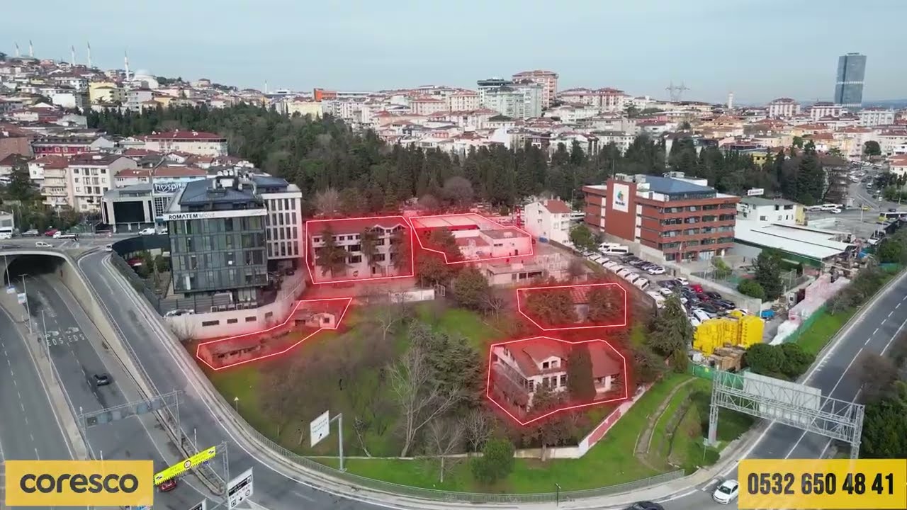 CORESCO'DAN ÜSKÜDAR KISIKLI'DA SATILIK 8.198 m2 İMARLI ARSA