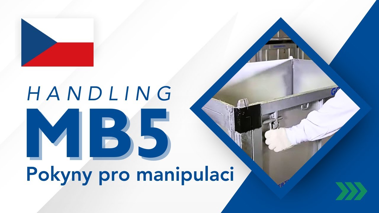 Goodpack MB5 - Pokyny pro manipulaci