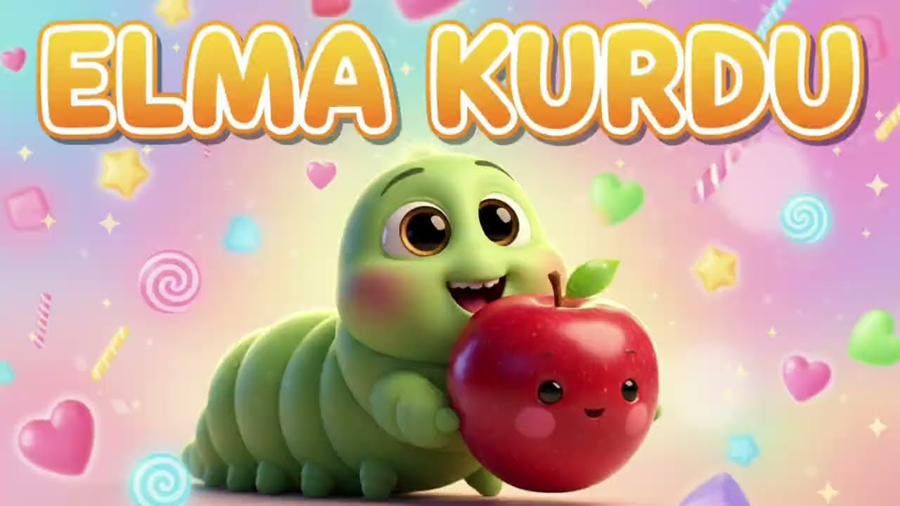 Ben Bir Elma Kurduyum 🐛🍎 | Bebekler İ&ccedil;in Eğitici Dans Videosu