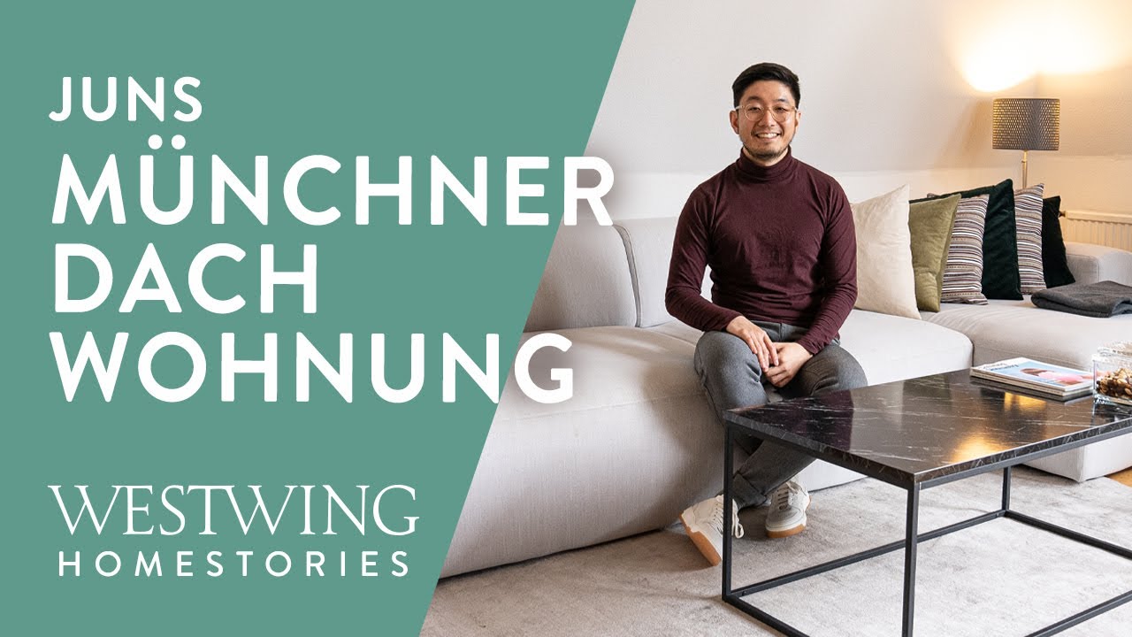 Dachgeschosswohnung in München | So schön modern wohnt Jun | Roomtour