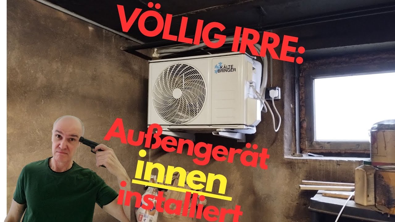 Wahnsinn oder n&uuml;tzlich? Au&szlig;enger&auml;t von Klimaanlage bzw. Klima-Split Ger&auml;t INNEN installiert!