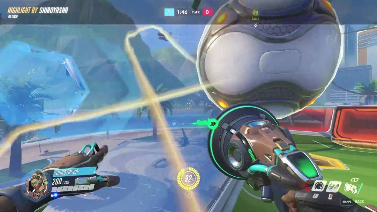 Rocket league skills in overwatch