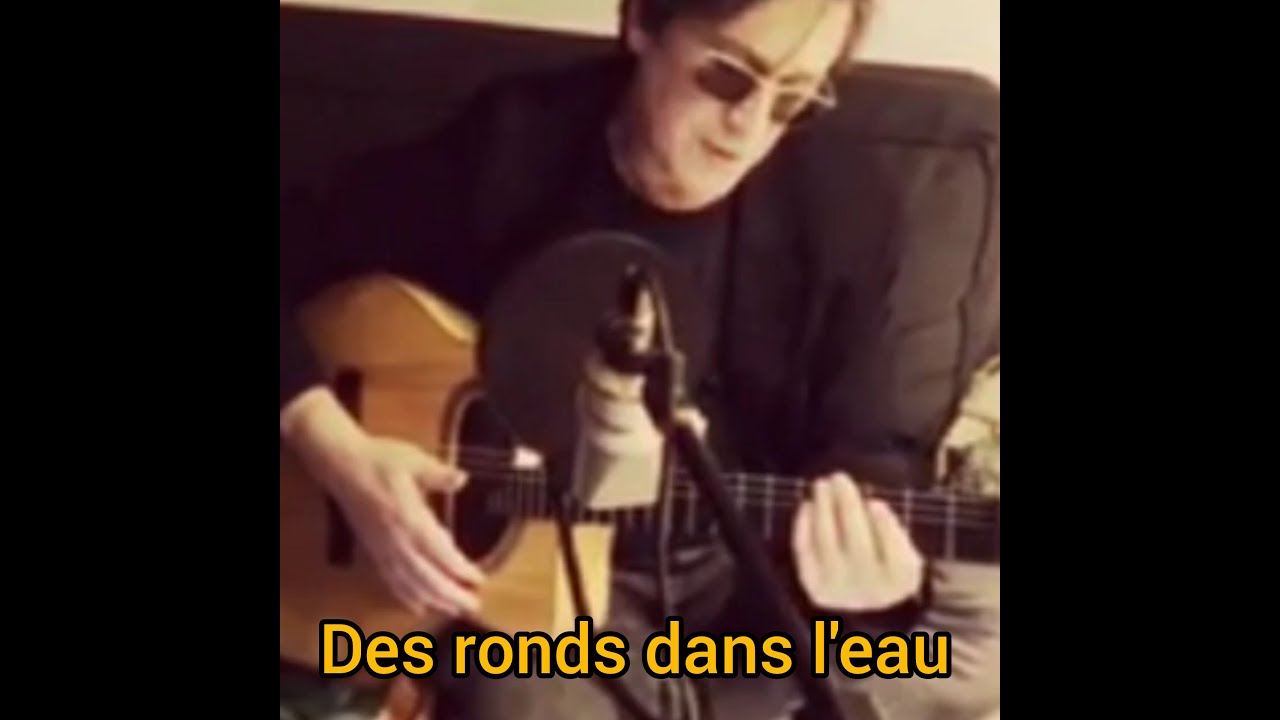 Hommage à  Françoise Hardy: Thomas Dutronc  Des ronds dans l'eau  2024 (Vidéo personnel)