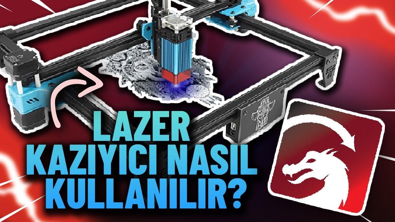 Lazer Gravür Makinası Nasıl Kullanılır? | LightBurn Kullanımı | Two Trees Totem S 40W İnceleme