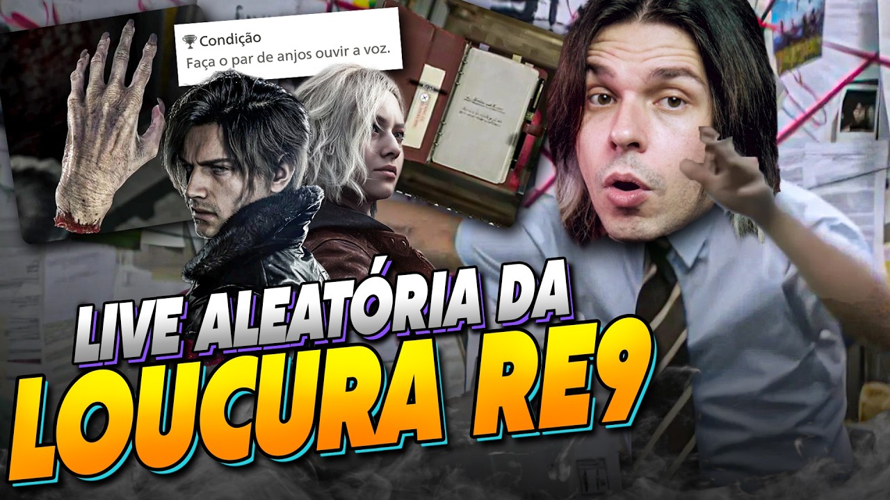 LIVE ALEATÓRIA mas NÃO CONSIGO parar de pensar n'O ENIGMA FINAL de Resident Evil 9