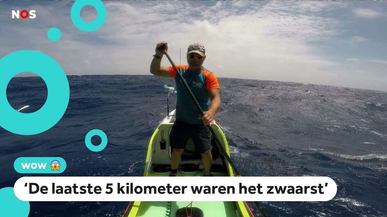 Bijzondere vakantie: 4000 kilometer peddelen over zee
