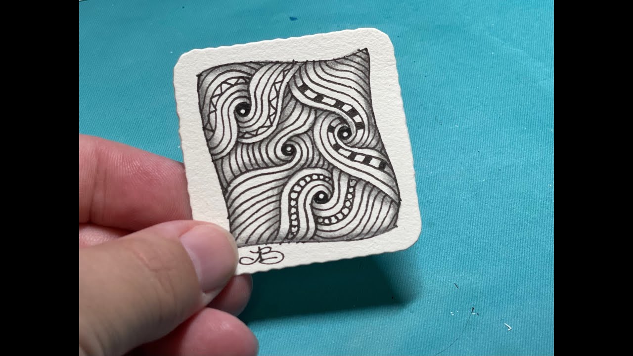 15 минут дзен! Метод Zentangle® для начинающих!