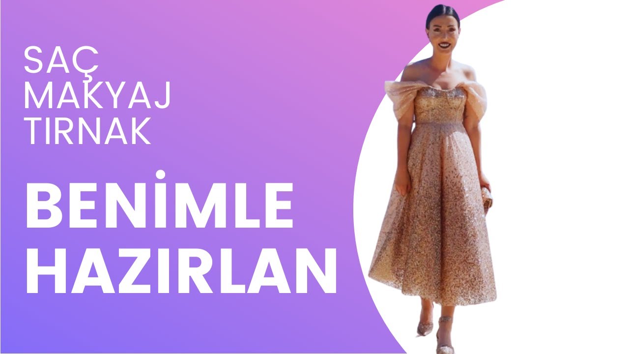 Evde Saç ve Makyaj - Kolay Ense Topuzu - Takma Tırnak | NİHAN KILIÇ