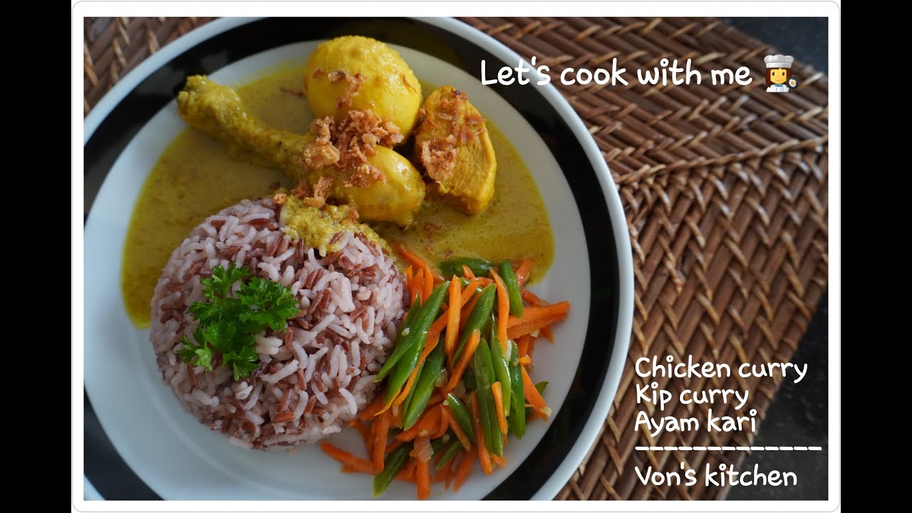 How to cook chicken curry || Kip curry || Indonesische kip curry || Ayam kari ala saya || VK24