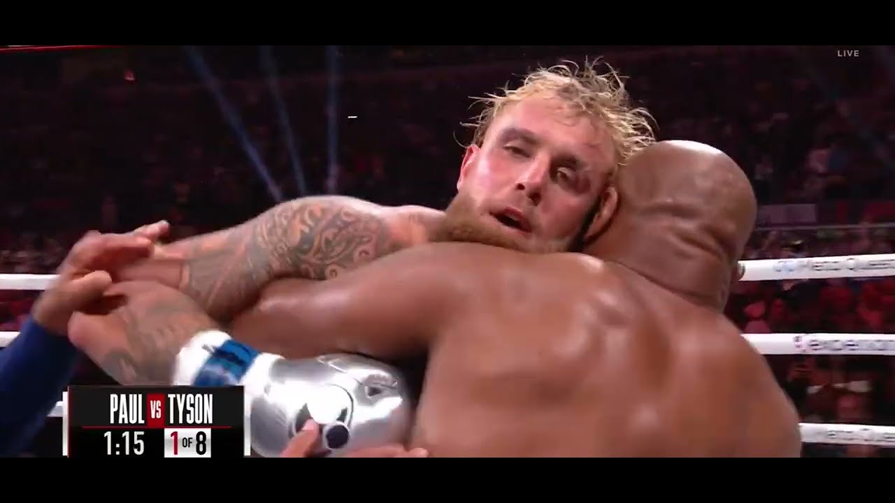 Jake Paul Vs Mike Tyson Round 1 FULL FIGHT( 4K)